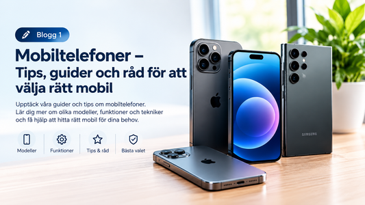 Mobiltelefoner – Tips, guider och råd för att välja rätt mobil