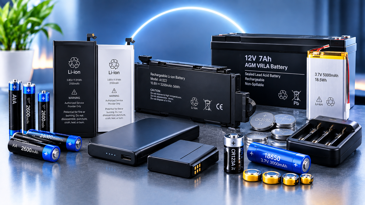 Typer av Batterier