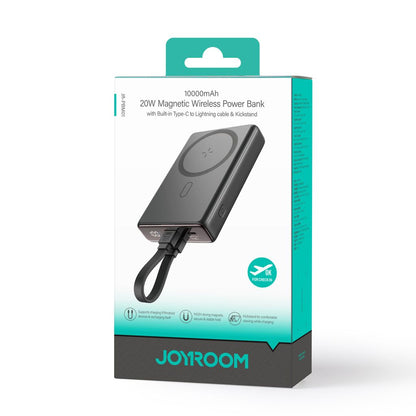Joyroom 20W MagSafe Powerbank 10000mAh with USB-C/Lightning cable - Black