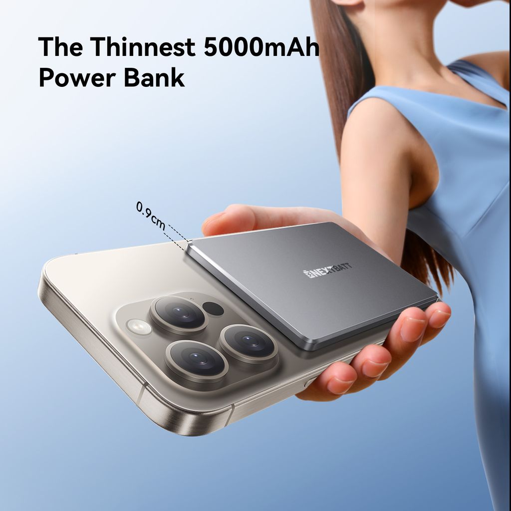NEXTBATT Magnetic Wireless Powerbank 5000mAh 20W Ultra Slim