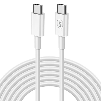 SiGN Fast Charging Cable USB-C to USB-C 60W, 3A, 2m USB-C PD - White