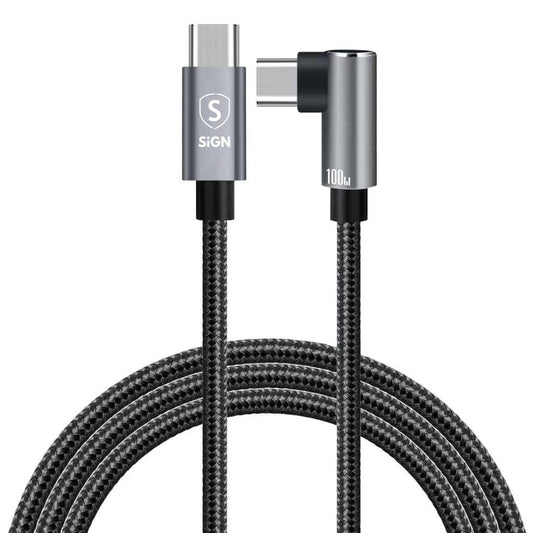 SiGN USB-C to USB-C Cable 2m, 100W - Black