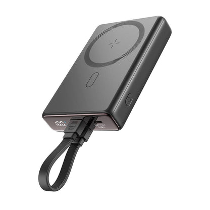 Joyroom 20W MagSafe Powerbank 10000mAh with USB-C/Lightning cable - Black