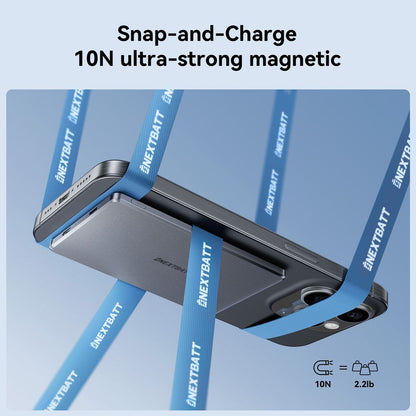 NEXTBATT Magnetic Wireless Powerbank 5000mAh 20W Ultra Slim