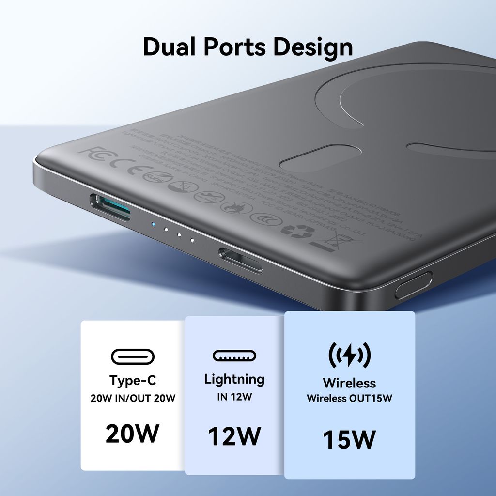 NEXTBATT Magnetic Wireless Powerbank 5000mAh 20W Ultra Slim