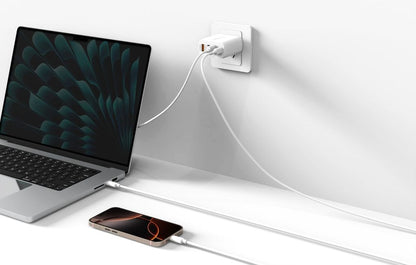 SiGN Fast Charger USB-C & 3xUSB-A, PD & QC 3.0, 36W - White